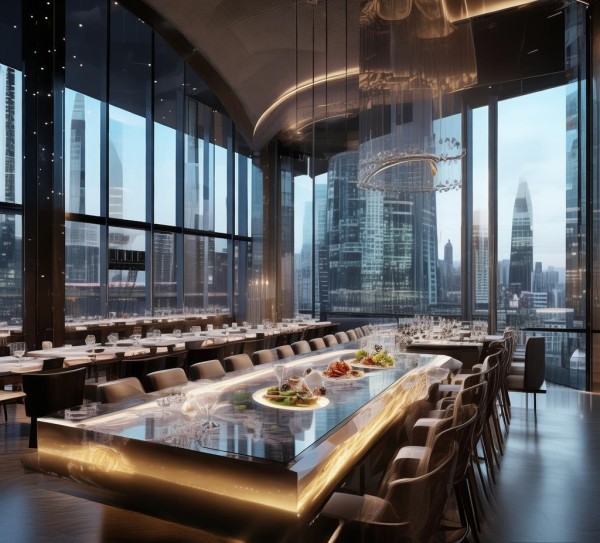 都市之眼餐饮与酒店现代味觉盛宴